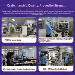 Capuchon de bouteille anti-extension personnalisé, feuille d'étanchéité en aluminium haute barrière, <span class=keywords><strong>joint</strong></span> respirant à trous moyens, étanche - Product Image 5