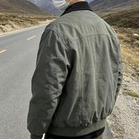Vêtements d'extérieur décontractés avec logo personnalisé, veste bomber pour homme, coupe slim, denim vintage Detroit