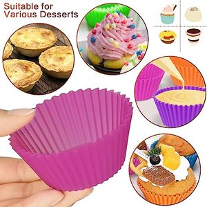 Factory Direct <b>Silicone</b> Cupcake <b>Baking</b> Cups Muffin Cupcake Liners Holders <b>Silicone</b> Muffin Cups - Product Image 5