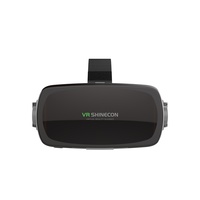 Lunettes VR SHINECON Metaverse 3D pour films en réalité virtuelle, compatibles avec les smartphones iOS et Android de 4,7 à 6,5 pouces, visionnement HD, IPD réglable, boîte VR