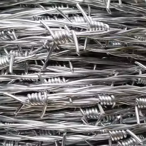 1.6mm Hot-dip Galvanized Barbed <b>Wire</b> Fence <b>Net</b> Isolation Barrier Wall Anti-climbing Anti-theft Fence YuZhongWang Brand - Product Image 4