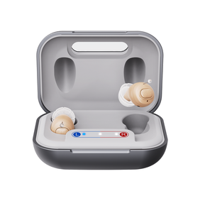 JINGHAO CIC Appareil auditif numérique avec application téléphonique de haute qualité Appareil auditif numérique rechargeable bluetooth pour les sourds - Product Image 1