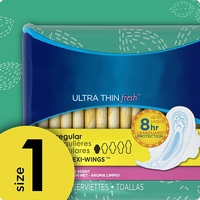 Almohadillas femeninas ultrafinas para mujeres Extra largas Super absorbente con alas sin perfume