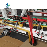 Machine à plier, coller et piquer le carton ondulé pour les plieuses-colleuses et les piqueuses de boîtes en carton
