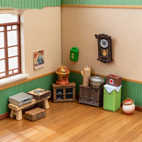 Nouveauté : Meubles miniatures vintage en résine, artisanat nostalgique pour la décoration de maison de poupée et de bureau