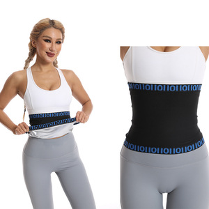 Ceinture de sudation pour hommes et femmes, pour fitness, course à pied, yoga, avec soutien abdominal, avec armature et boucles - Product Image 2