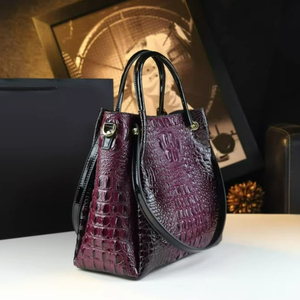 Nuova Borsa Tote 2026, Borsa a Secchiello da Donna con Motivo <span class=keywords><strong>Coccodrillo</strong></span>, Borsa a Spalla in Stile <span class=keywords><strong>Europeo</strong></span> e Americano, Borsa Retrò - Product Image 5