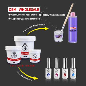 Polvo acrílico de inmersión transparente <span class=keywords><strong>rosa</strong></span> para <span class=keywords><strong>uñas</strong></span> naturales, polvo de polímero personalizable al por mayor, venta al por mayor - Product Image 5
