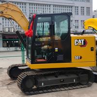 Mini-excavatrice Unlock Power Precision CAT307 avec moteur hydraulique à haut débit, pompe moteur, force de creusement puissante de 7 tonnes, en vente