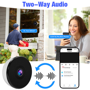 KERUI Cámara de Red Wifi Mini de 4MP, Cámara de Ventana para Seguridad del Hogar, Vigilancia, Audio Bidireccional, Visión Nocturna, Aplicación Cloud365 - Product Image 5