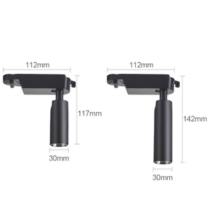 Spot <span class=keywords><strong>LED</strong></span> Moderne pour <span class=keywords><strong>Rail</strong></span> <span class=keywords><strong>de</strong></span> <span class=keywords><strong>Cuisine</strong></span>, Boîtier Noir, COB 20W 30W, Luminaire sur <span class=keywords><strong>Rail</strong></span> <span class=keywords><strong>LED</strong></span> - Product Image 2