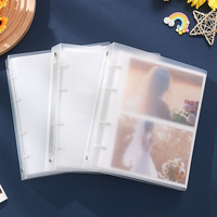 Kunden spezifische Ordner Fotoalbum Buch Pocket Clear Transparent Plastic Photo card Holder Binder