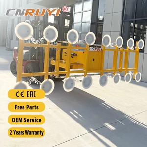 1500 ק "ג עומס סיבוב חשמלי קיבולת tilting מלגזה ואקום עבור התקנת זכוכית/מתכת עם ce - Product Image 1