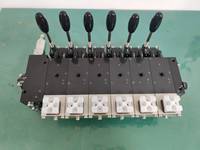 Unit Distributor Hidrolik 4-Spool 80LPM Blok Katup Terbuka Tengah |   Unit Distributor Katup Kontrol Hidrolik 80 L/mnt