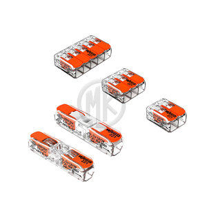 221-2411 Copper Contact <b>Wire</b> Connector <b>LED</b> <b>Lighting</b> PC Housing 3p 32A 500V IP20 Max 3mm Transparent for Various <b>Wire</b> Types - Product Image 5