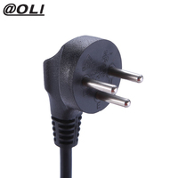 Prise d'alimentation cuivre alimentation secteur cordon de câble électrique 220v pour ordinateur israël C13