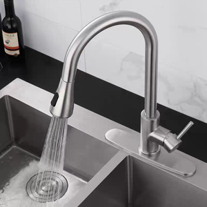 Grifo Extraíble de Acero Inoxidable para Cocina, Grifo Retráctil para Fregadero - Product Image 6