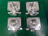 Fabrication de composants industriels sur mesure BOSX OEM, corps de vanne à bille pour camion-citerne en aluminium usiné CNC de précision