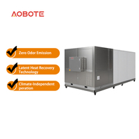 Déshydrateur alimentaire industriel automatique et sécheuse de son de maïs à technologie de pompe à chaleur, capacité 1 tonne, pour fruits