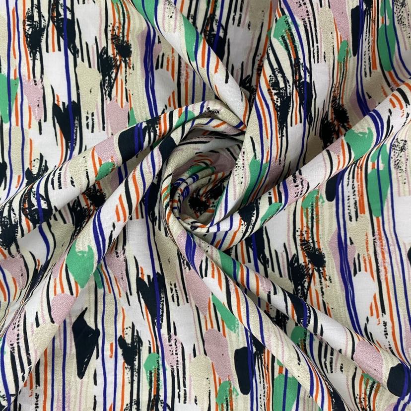 Высококачественная хлопчатобумажная ткань с принтом на заказ, 100% хлопок, цифровая печать, хлопчатобумажная Поплиновая ткань для мужской футболки