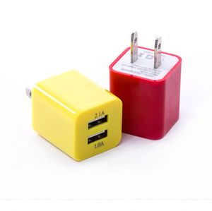 Dual USB Fast <b>Charging</b> Cube Block Power <b>Adapter</b> Wall Charger for Phone 15 14 13 12 11 Pro Max XR XS X - Product Image 3