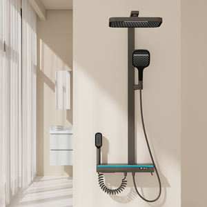 BF-L2ในห้องน้ำจอแสดงผลดิจิตอลคุณภาพสูงติดผนังฝักบัวสายฝนอุปกรณ์อาบน้ำอัจฉริยะนวัตกรรม - Product Image 2