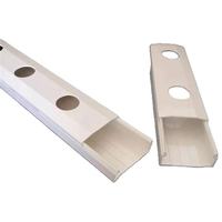 Système de culture hydroponique NFT en canaux, tuyaux et rigoles en PVC pour ferme, dimensions 10x5cm et 12x8cm