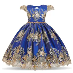 Toptan çocuklar güzel bebekler doğum günü giysileri güzel kızların prenses elbise kaliteli çiçek kız elbise