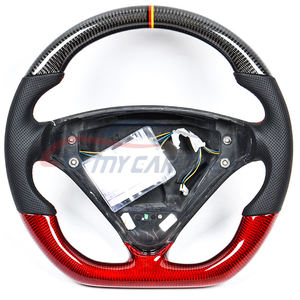 <span class=keywords><strong>Volant</strong></span> en fibre de carbone avec trous pour palettes, en suède, avec LED et indicateur de régime pour Mercedes B-enz Slk55 AMG <span class=keywords><strong>R171</strong></span> <span class=keywords><strong>SLK</strong></span> Slk350 - Product Image 3