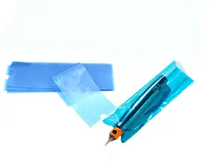 Tattoo Machine Gun Accessories Plastic Wrap Microblading Clip Covers For Derma pen protect film Disposable Tattoo Pen Bags