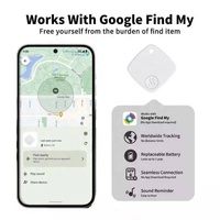 Traceur intelligent double Android Find My Tracker Mini Tag Google Find Hub MFI Air Tag pour animaux de compagnie, clés, portefeuille iOS