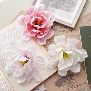 ดอกแมกโนเลียประดิษฐ์ CallaFloral สีขาว ชมพู ชมพูอ่อน ทำจาก PVC ยางนิ่ม สำหรับตกแต่งงานแต่งงานในร่ม งานฝีมือ สไตล์ INS - Product Image 1