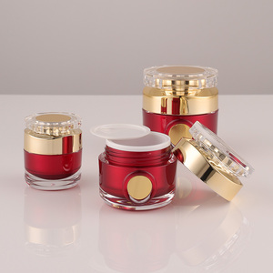 Sang Trọng Ưa Thích 30G 50G Vuông Pha Lê Acrylic Mỹ Phẩm Nhựa Kem Jar Mỹ Phẩm Jar Chăm Sóc Da Phụ Nữ Mặt Kem Jar - Product Image 2