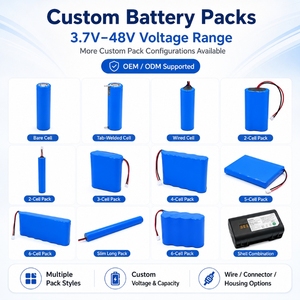 Batterie au lithium-ion 18650 personnalisée, haute capacité, respectueuse de l'environnement, 3,7 V-22,2 V, capacité de tension personnalisée, batteries certifiées CE OEM - Product Image 3