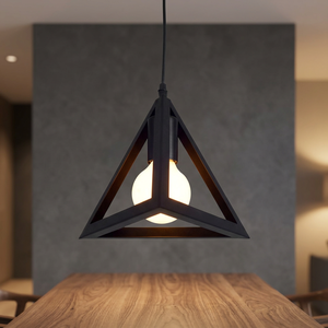 E27 Modern Steel Pendant <b>Light</b> Corridor Indoor LED Chandelier Lamp <b>Loft</b> Cozy Hanging Lamp Bedroom Aisle Balcony Remote Control - Product Image 2