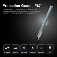 Antenne WiFi extérieure double bande 2,4 GHz 5,8 GHz en fibre de verre avec connecteur N mâle et gain de 10 dBi pour extension WiFi et routeur hotspot