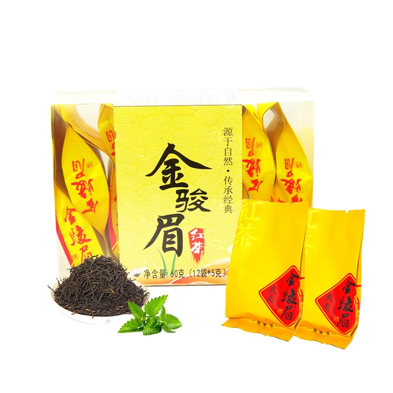 प्रीमियम काली चाय निजी लेबल फैक्टरी आपूर्ति कार्बनिक काली चाय बैग