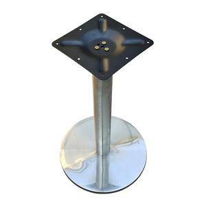 Stainless Steel <b>Table</b> <b>Legs</b> Round Bottom 400mm Heavy Duty Industrial Design For Dining <b>Table</b> - Product Image 1