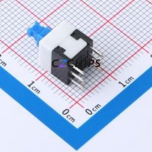 UK-G0705-ZS Push Button Switch Through hole Component (THT) Switch Self-Locking Through Hole 100mA 30V - Product Image 2