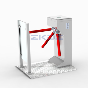 Access Control Scanning QR Code Stainless Steel 2-Way <strong>Barrier</strong> <strong>Gate</strong> Semi <strong>Automatic</strong> Vertical Tripod Turnstile - Product Image 2