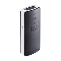 Scanner de codes-barres 2D sans fil Blue-tooth de poche 2.4GHz sans fil USB filaire et compatible avec Bluetooth Mini lecteur de codes-barres de poche