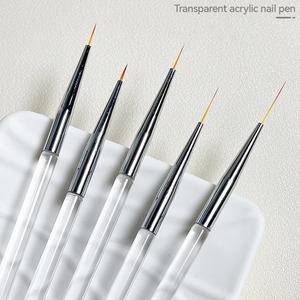 Nail Art Liner <b>Brushes</b> Manicure <b>Brush</b> Fine Drawing Thin Lines Painting <b>Brush</b> Details Striping Design - Product Image 3