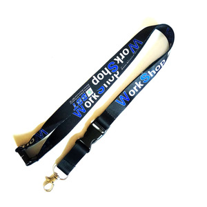 Longe en polyester de qualité <span class=keywords><strong>militaire</strong></span> avec crochet, conception extérieure simplifiée, sérigraphie et impression jacquard, lanières de cou - Product Image 3