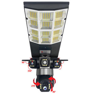 Caméra 12MP avec éclairage <span class=keywords><strong>LED</strong></span> et contrôle par application téléphonique - <span class=keywords><strong>Projecteur</strong></span> de sécurité étanche pour <span class=keywords><strong>chantier</strong></span> - Product Image 1