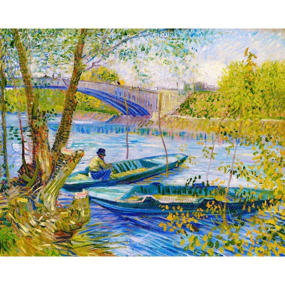 Fishing in Spring, the Pont de Clichy