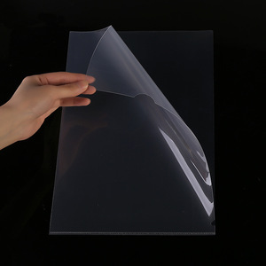 แฟ้มเอกสารขนาด A4โฟลเดอร์แฟ้มโปร่งแสง PP รูปตัว <span class=keywords><strong>L</strong></span> พิมพ์ลายพลาสติกใสแบบพิเศษ - Product Image 3