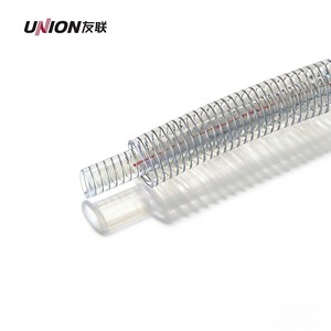 Tubo Flessibile in PVC con Filo d'Acciaio ad Alta Pressione, Resistente all'Usura per Trasporto di Fluidi Chimici, Applicazioni Domestiche e Industriali - Product Image 4