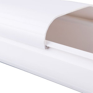 Couverture de canalisation en PVC blanc Yu-Soo pour la décoration de climatisation, largeur 50 mm, manchon de protection durable - Product Image 2