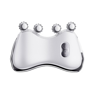 Rouleau de <span class=keywords><strong>massage</strong></span> facial 3D en acier inoxydable 4 en 1 anti-âge pour le <span class=keywords><strong>visage</strong></span> et le cou, anti-rides - Product Image 1