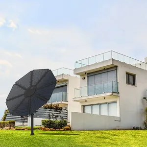 中国供应商最佳住宅使用支架单太阳能电池板套件完整圆形家用太阳能电池板系统